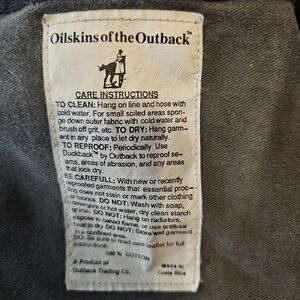 Oilskins of the Outback Men's Trench Coat - Black